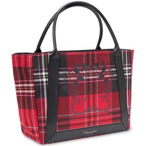 VS Red Plaid Tote